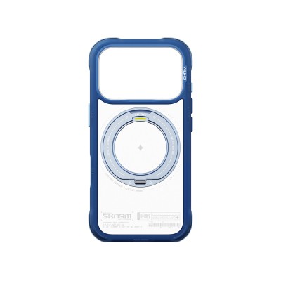 Apple iPhone 18 Pro Max Kılıf M-Safe Şarj Özellikli Airbag Tasarımlı Standlı Skinarma Atlas Kapak - 28