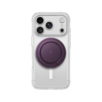 Apple iPhone 18 Pro Max Kılıf M-safe Şarj Özellikli Amazingthing Titan Pro Serisi Pop Ring Standlı Set - Amazingthing