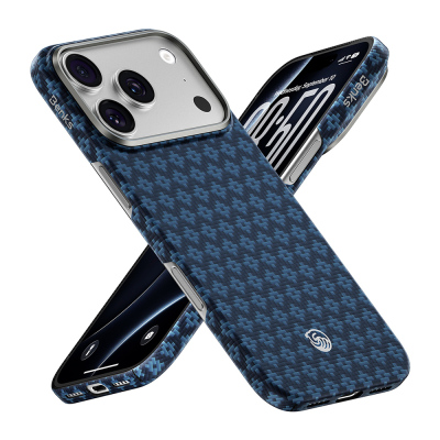 Apple iPhone 18 Pro Max Kılıf M-Safe Şarj Özellikli Benks ArmorAir ArmorGrid Serisi Yükseltilmiş Kamera Çerçevesi C1 Kevlar Karbon Kapak - Benks