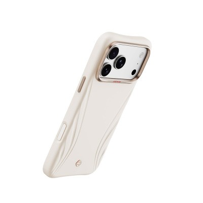 Apple iPhone 18 Pro Max Kılıf M-Safe Şarj Özellikli Çizgili Logolu Udemos Freedom Serisi Kapak - 8