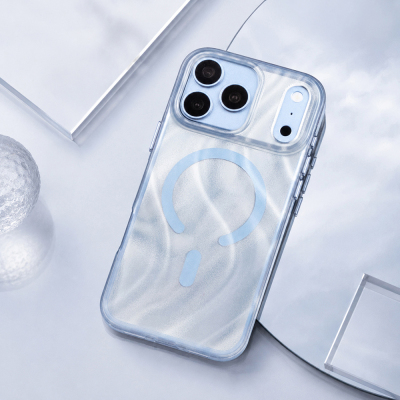 Apple iPhone 18 Pro Max Kılıf M-safe Şarj Özellikli Mutural Glow Desert Serisi Kapak - Mutural