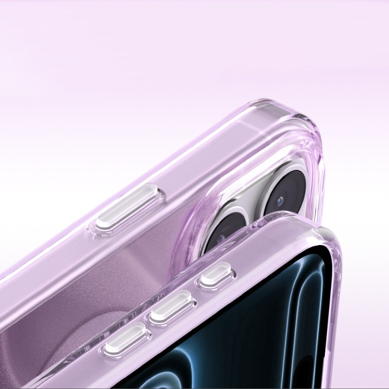 Apple iPhone 18 Pro Max Kılıf M-Safe Şarj Özellikli Orjinal Swarovski Taşlı Zore Paris Rovix Sert PC Kapak - 27