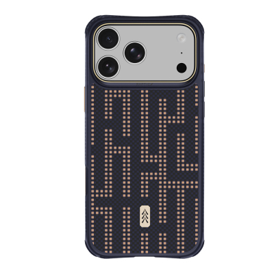 Apple iPhone 18 Pro Max Kılıf M-safe Şarj Özellikli Raptic Aramid Dual Grid Serisi Karbon Kapak - Raptic