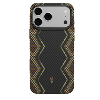 Apple iPhone 18 Pro Max Kılıf M-safe Şarj Özellikli Raptic Aramid Dual Ultra Scepter Serisi Karbon Kapak - Raptic