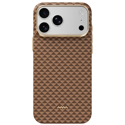 Apple iPhone 18 Pro Max Kılıf M-safe Şarj Özellikli Raptic Aramid Skin Origin Serisi Karbon Kapak - Raptic