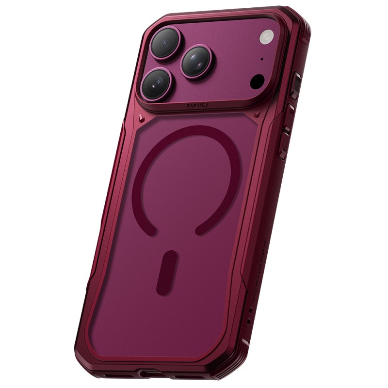 Apple iPhone 18 Pro Max Kılıf M-Safe Şarj Özellikli Raptic Shield Evo Serisi Airbagli Kapak - 5