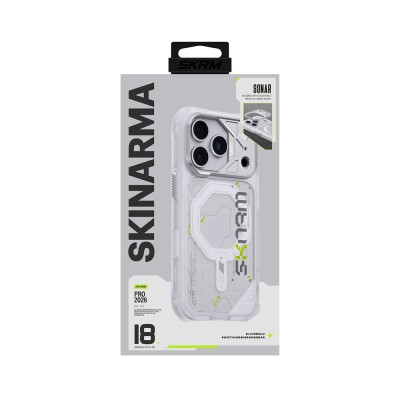 Apple iPhone 18 Pro Max Kılıf M-safe Şarj Özellikli Skinarma Sonar Kapak - 6