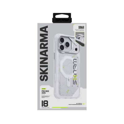 Apple iPhone 18 Pro Max Kılıf M-safe Şarj Özellikli Skinarma Sonar Kapak - 11