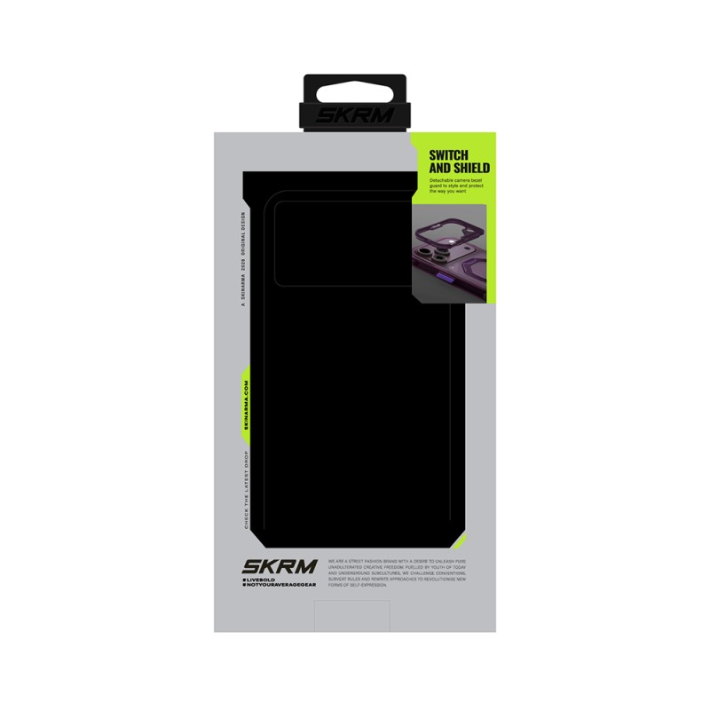 Apple iPhone 18 Pro Max Kılıf M-safe Şarj Özellikli Standlı Skinarma Saturn Kapak - 11
