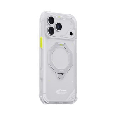 Apple iPhone 18 Pro Max Kılıf M-safe Şarj Özellikli Standlı Skinarma Saturn Kapak - 27