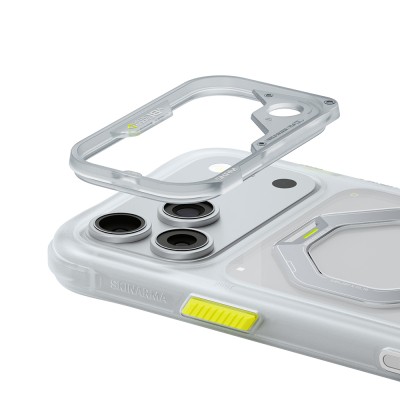 Apple iPhone 18 Pro Max Kılıf M-safe Şarj Özellikli Standlı Skinarma Saturn Kapak - 29