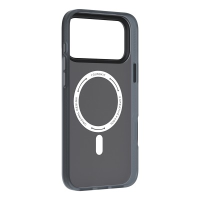Apple iPhone 18 Pro Max Kılıf M-Safe Şarj Özellikli Youngkit Camouflage Sykell Serisi Kapak - 11