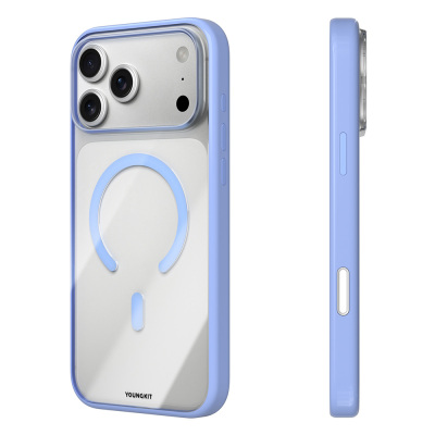 Apple iPhone 18 Pro Max Kılıf M-safe Şarj Özellikli Youngkit Clear Serisi Kapak - Youngkit