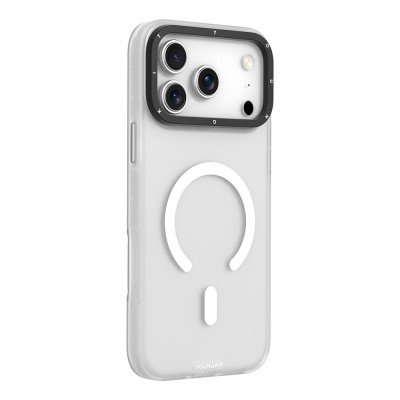 Apple iPhone 18 Pro Max Kılıf M-safe Şarj Özellikli Youngkit Hidden Sand Serisi Kapak - 11