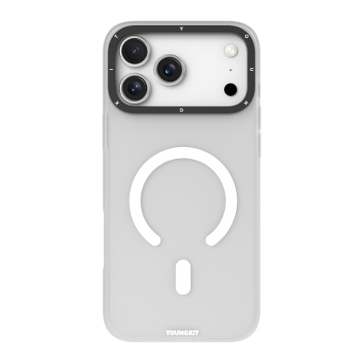 Apple iPhone 18 Pro Max Kılıf M-safe Şarj Özellikli Youngkit Hidden Sand Serisi Kapak - Youngkit