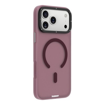 Apple iPhone 18 Pro Max Kılıf M-safe Şarj Özellikli Youngkit Hidden Sand Serisi Kapak - 15
