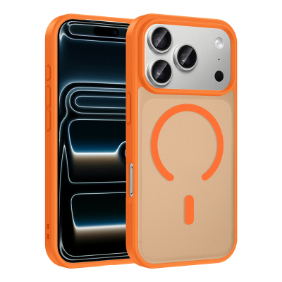 Apple iPhone 18 Pro Max Kılıf M-safe Şarj Özellikli Zore Babet Kapak - Zore