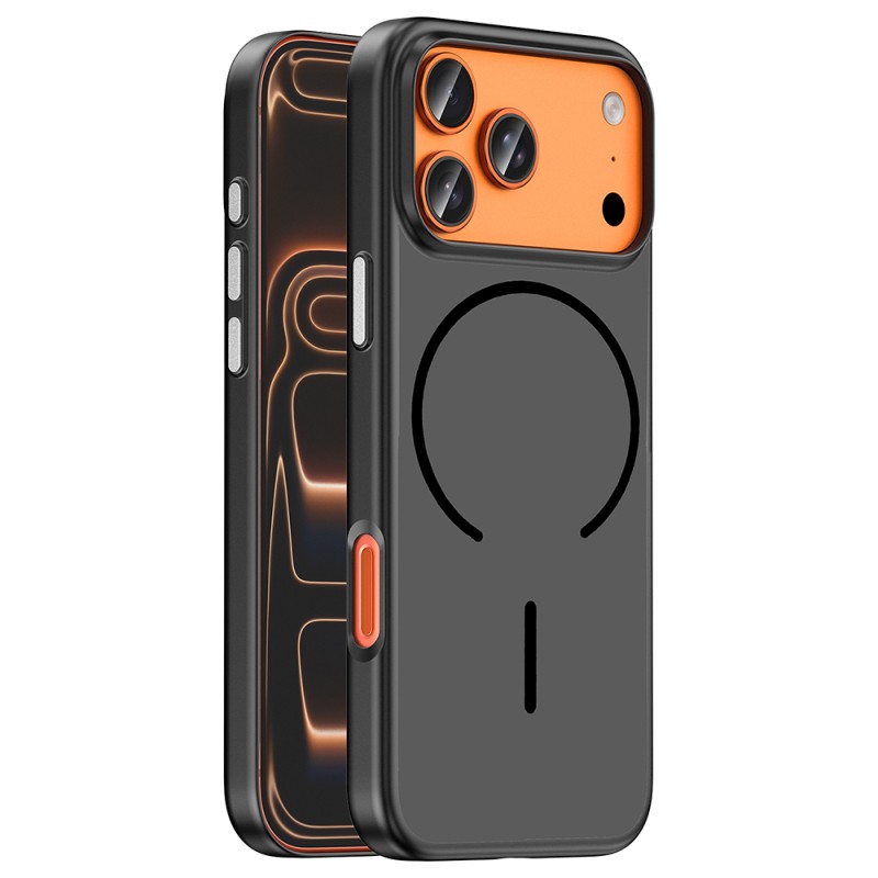 Apple iPhone 18 Pro Max Kılıf M-Safe Şarj Özellikli Zore Lora PC Kapak - 5