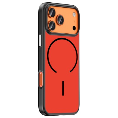 Apple iPhone 18 Pro Max Kılıf M-Safe Şarj Özellikli Zore Lora PC Kapak - 7