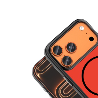 Apple iPhone 18 Pro Max Kılıf M-Safe Şarj Özellikli Zore Lora PC Kapak - 9