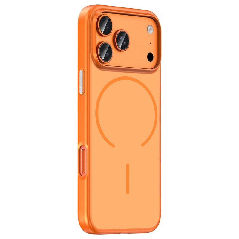 Apple iPhone 18 Pro Max Kılıf M-Safe Şarj Özellikli Zore Lora PC Kapak - 12
