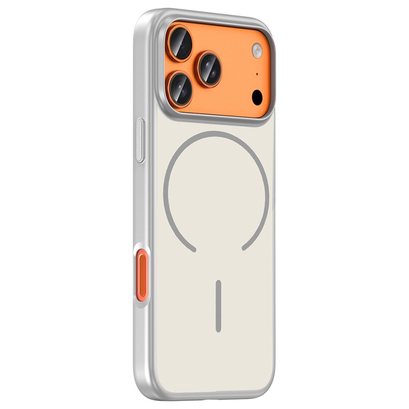 Apple iPhone 18 Pro Max Kılıf M-Safe Şarj Özellikli Zore Lora PC Kapak - 10