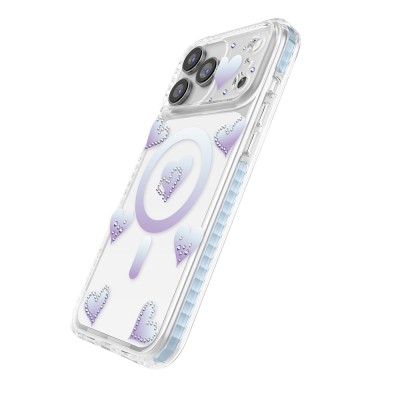 Apple iPhone 18 Pro Max Kılıf M-Safe Şarj Özellikli Zore Paris Elvo Sert PC Kapak - 4
