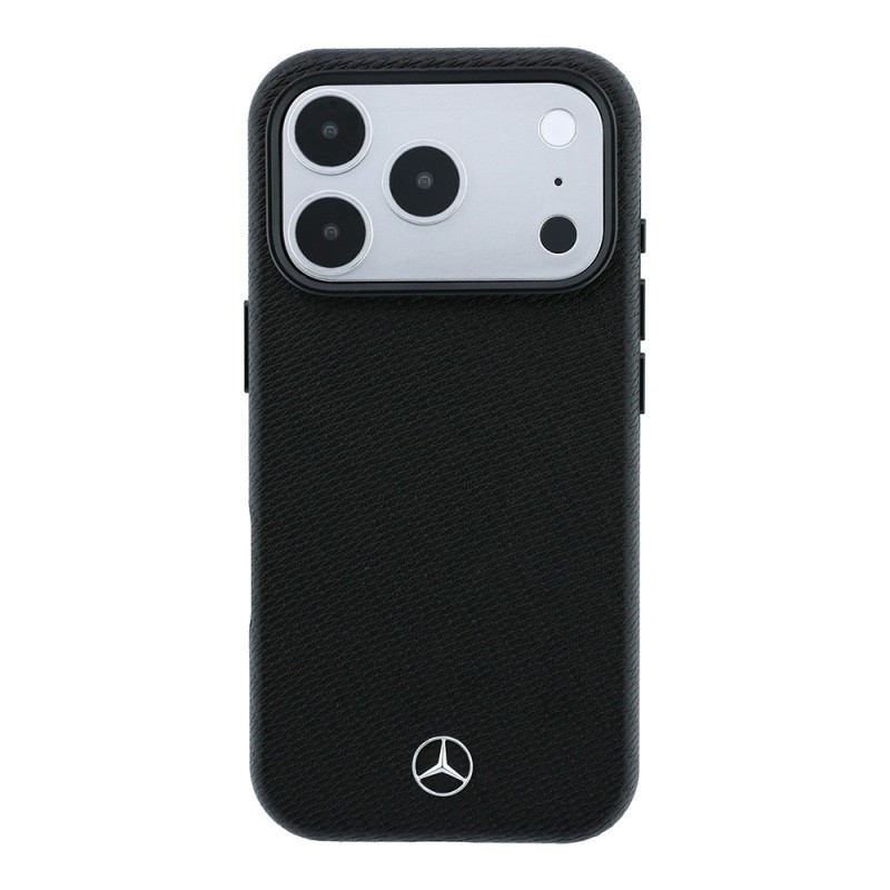 Apple iPhone 18 Pro Max Kılıf Mercedes Benz Orjinal Lisanslı M-safe Şarj Özellikli 3D Metal Logolu Wrap Wood Deri Kapak - 11