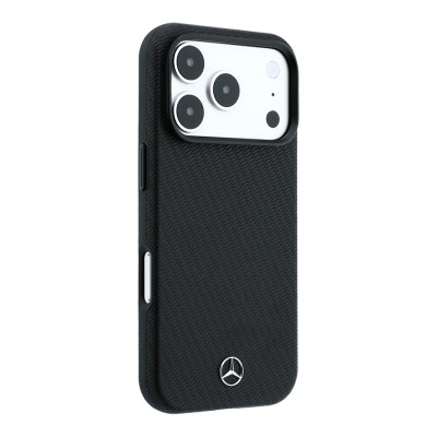 Apple iPhone 18 Pro Max Kılıf Mercedes Benz Orjinal Lisanslı M-safe Şarj Özellikli PU Deri 3D Metal Logolu Kartlıklı Kapak - 20