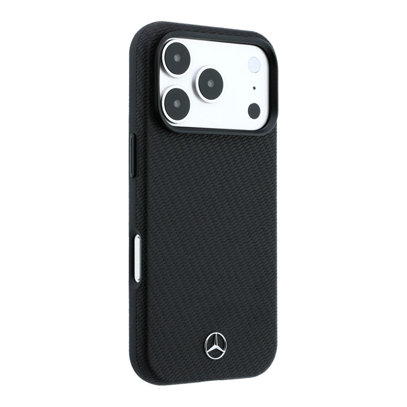 Apple iPhone 18 Pro Max Kılıf Mercedes Benz Orjinal Lisanslı M-safe Şarj Özellikli PU Deri 3D Metal Logolu Kartlıklı Kapak - 20