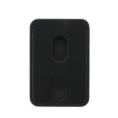 Apple iPhone 18 Pro Max Kılıf Mercedes Benz Orjinal Lisanslı M-safe Şarj Özellikli PU Deri 3D Metal Logolu Kartlıklı Kapak - 27