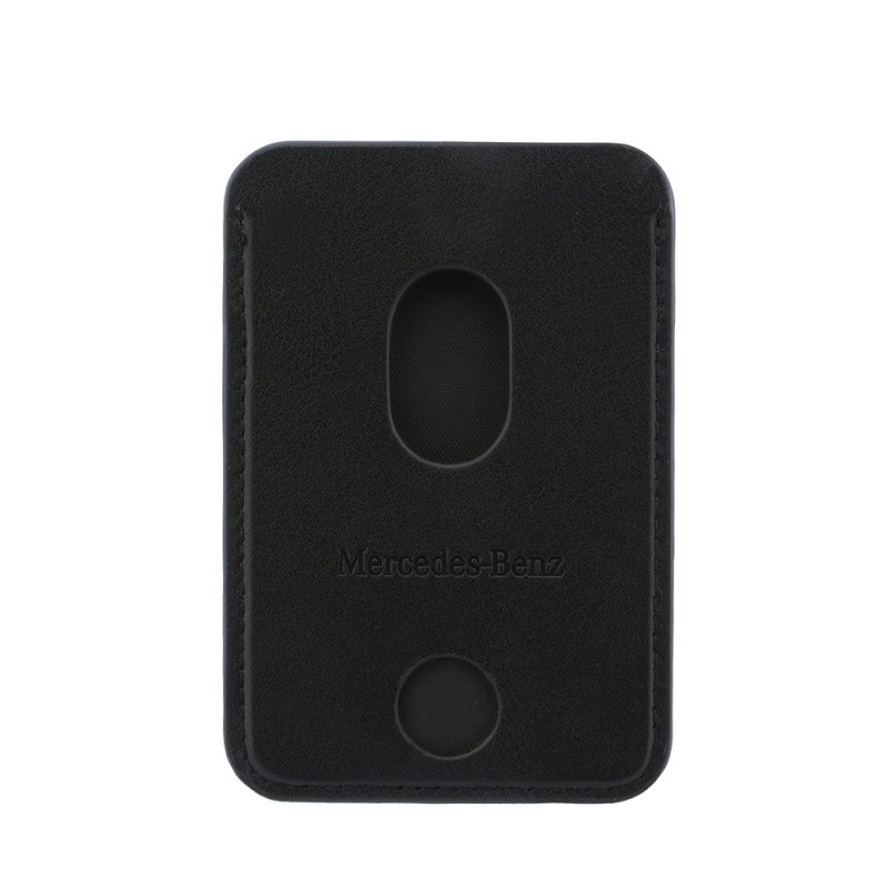 Apple iPhone 18 Pro Max Kılıf Mercedes Benz Orjinal Lisanslı M-safe Şarj Özellikli PU Deri 3D Metal Logolu Kartlıklı Kapak - 27