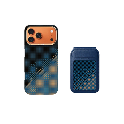 Apple iPhone 18 Pro Max Kılıf Raptic 2in1 Bundle Kit Aramid Skin Serenity Serisi Kartlık ve Karbon Kapak - Raptic