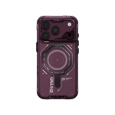 Apple iPhone 18 Pro Max Kılıf SkinArma M-safe Şarj Özellikli Airbag Tasarımlı Magma Kapak - 3