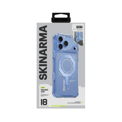 Apple iPhone 18 Pro Max Kılıf SkinArma M-safe Şarj Özellikli Airbag Tasarımlı Magma Kapak - 34