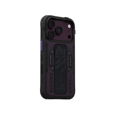 Apple iPhone 18 Pro Max Kılıf SkinArma M-safe Şarj Özellikli Airbag Tasarımlı Standlı Phantom Kapak - Skinarma