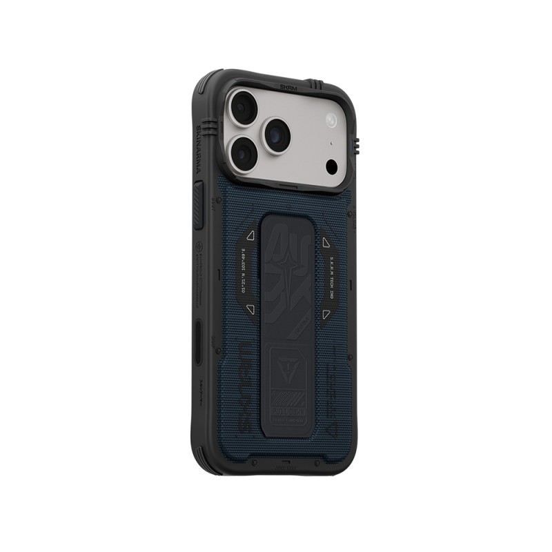 Apple iPhone 18 Pro Max Kılıf SkinArma M-safe Şarj Özellikli Airbag Tasarımlı Standlı Phantom Kapak - 18