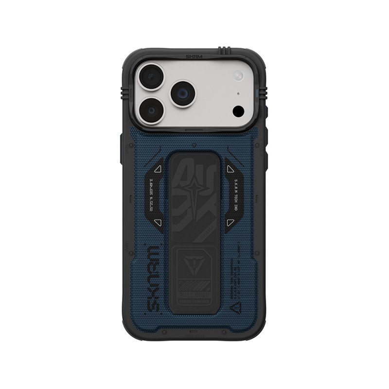 Apple iPhone 18 Pro Max Kılıf SkinArma M-safe Şarj Özellikli Airbag Tasarımlı Standlı Phantom Kapak - 20