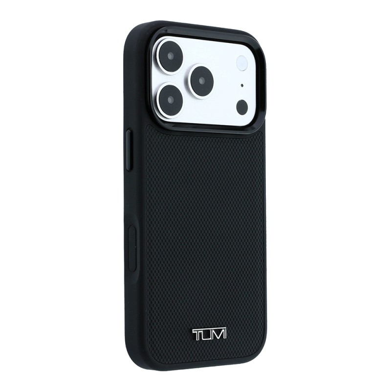 Apple iPhone 18 Pro Max Kılıf TUMI M-safe Şarj Özellikli Deri Noktalı Dizayn Kapak - 4