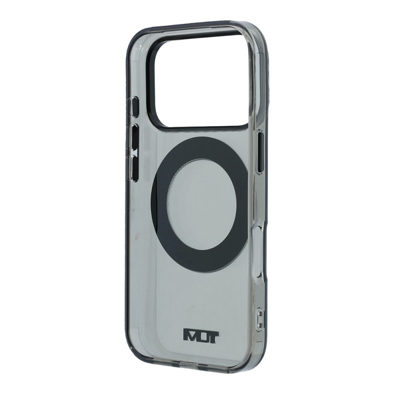 Apple iPhone 18 Pro Max Kılıf TUMI Orjinal Lisanslı M-safe Şarj Özellikli 360 Derece Dönebilen Standlı Transparan Kapak - 14
