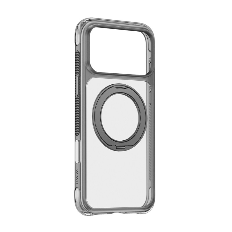 Apple iPhone 18 Pro Max Kılıf Wiwu AG-203 AeroGuard Ultra Serisi M-safe Şarj Özellikli Airbag Tasarımlı Standlı Kapak - 7