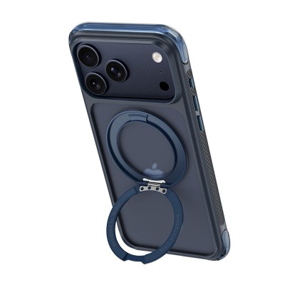 Apple iPhone 18 Pro Max Kılıf Wiwu AG-203 AeroGuard Ultra Serisi M-safe Şarj Özellikli Airbag Tasarımlı Standlı Kapak - 13