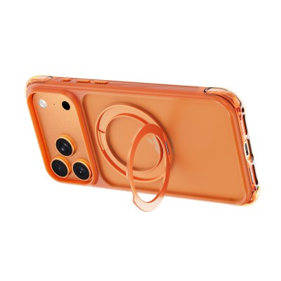 Apple iPhone 18 Pro Max Kılıf Wiwu AG-203 AeroGuard Ultra Serisi M-safe Şarj Özellikli Airbag Tasarımlı Standlı Kapak - 17