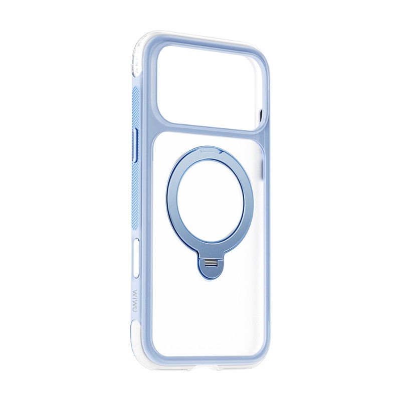 Apple iPhone 18 Pro Max Kılıf Wiwu AG-203 AeroGuard Ultra Serisi M-safe Şarj Özellikli Airbag Tasarımlı Standlı Kapak - 20