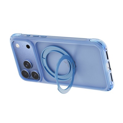 Apple iPhone 18 Pro Max Kılıf Wiwu AG-203 AeroGuard Ultra Serisi M-safe Şarj Özellikli Airbag Tasarımlı Standlı Kapak - 22