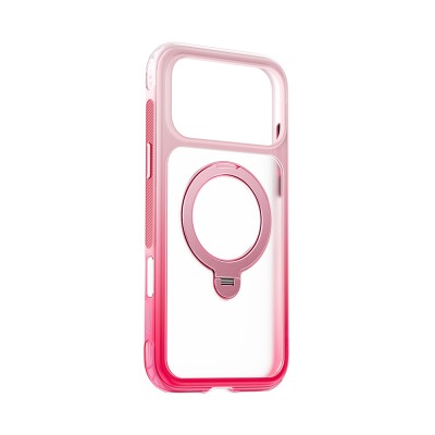 Apple iPhone 18 Pro Max Kılıf Wiwu AS-204 AeroShield Aurora Ultra Serisi M-safe Şarj Özellikli Airbag Tasarımlı Standlı Kapak - 3