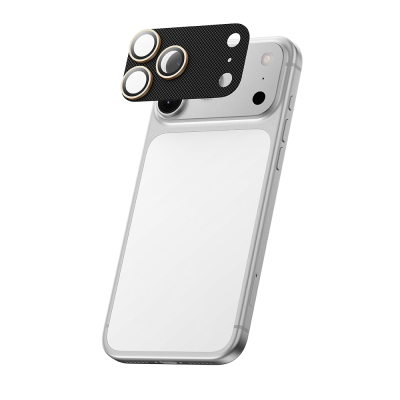 Apple iPhone 18 Pro Max Raptic Aramid Series Carbon Fiber Camera Lens Protector - 2
