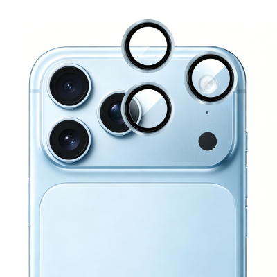 Apple iPhone 18 Pro Mohseven Sapphire One by One Alüminyum Safir Kamera Lens Koruyucu - Mohseven