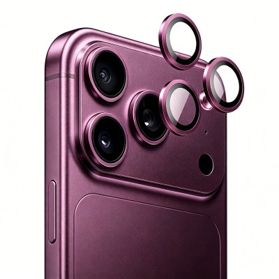 Apple iPhone 18 Pro Mohseven Sapphire One by One Alüminyum Safir Kamera Lens Koruyucu - 6