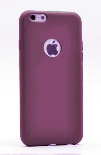 Apple iPhone 4s Kılıf Zore Premier Silikon Kapak - Mürdüm
